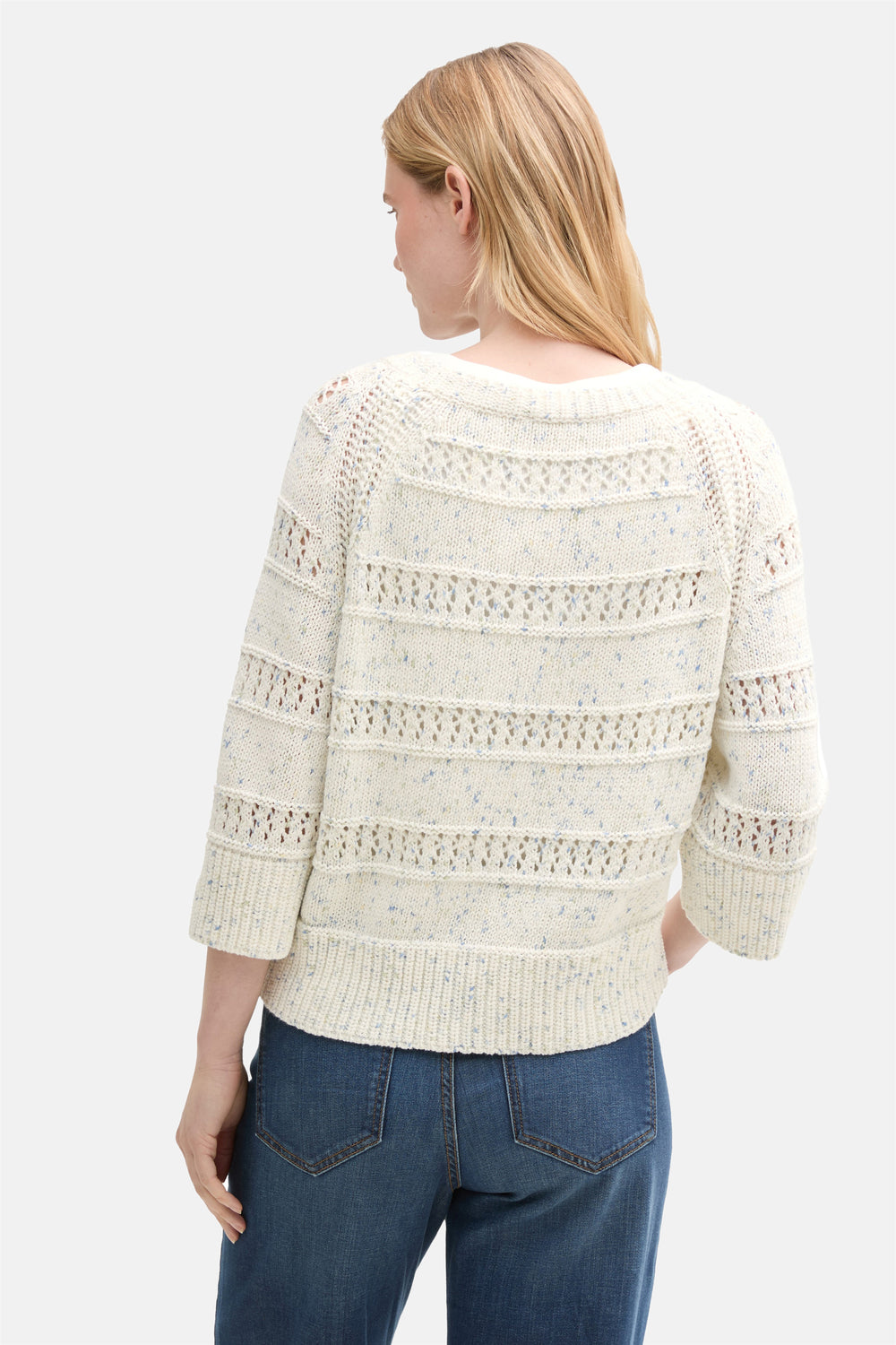 Pull col rond Écru - Tom Tailor