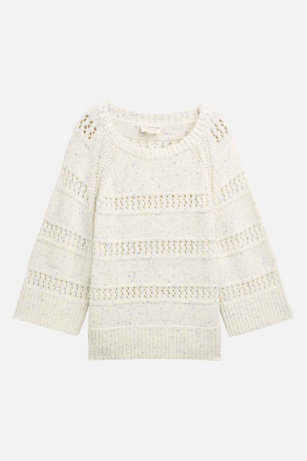 Pull col rond Écru - Tom Tailor