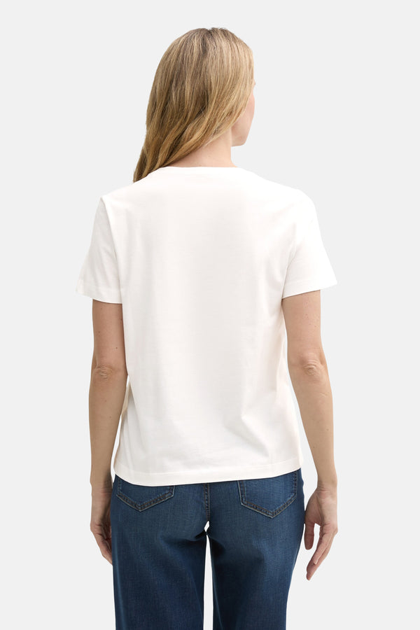 T-shirt (manches courtes) Blanc - Tom Tailor