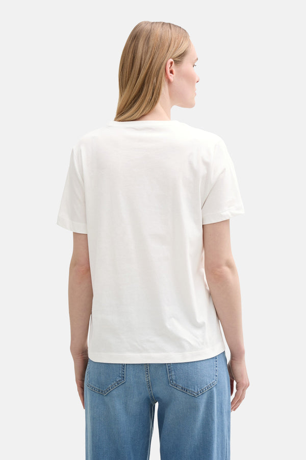 T-shirt (manches courtes) Blanc - Tom Tailor