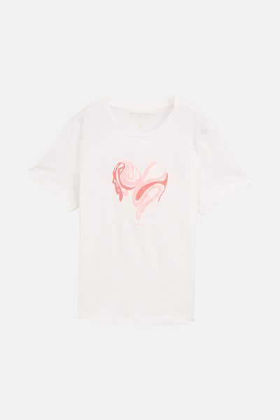 T-shirt (manches courtes) Blanc - Tom Tailor