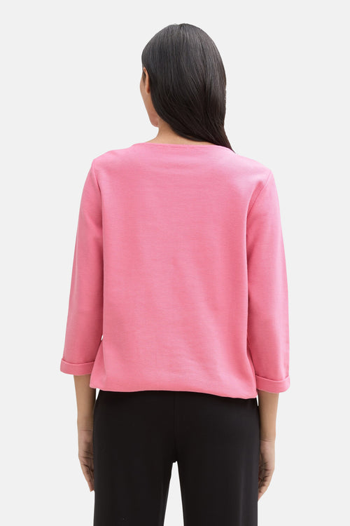 Sweater met ronde hals Roze - Tom Tailor