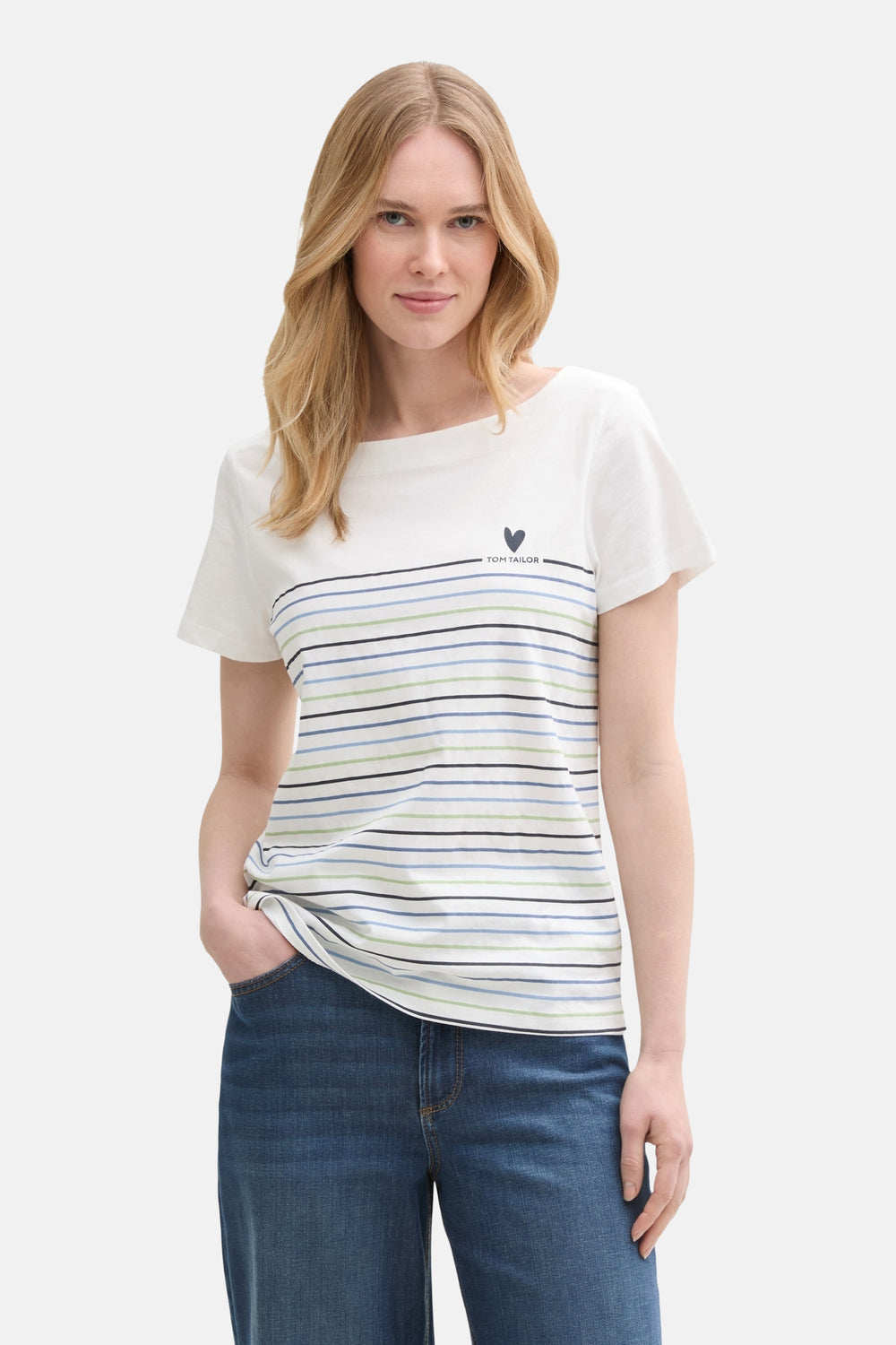 T-shirt (manches courtes) Blanc - Tom Tailor