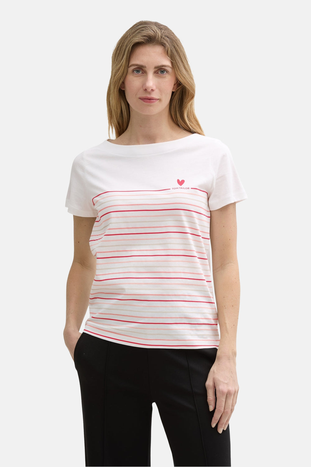 T-shirt (manches courtes) Blanc - Tom Tailor