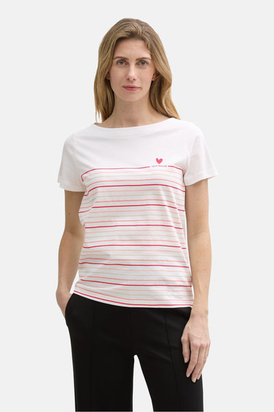 T-shirt (manches courtes) Blanc - Tom Tailor