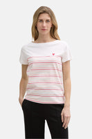T-shirt (manches courtes) Blanc - Tom Tailor