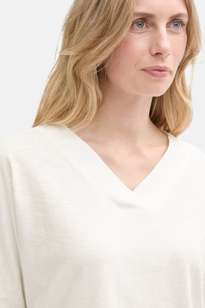 Top uni manches courtes Blanc - Tom Tailor