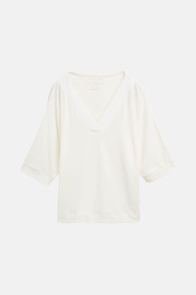 Top uni manches courtes Blanc - Tom Tailor