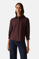 Hemd met lange mouwen - Bordeaux