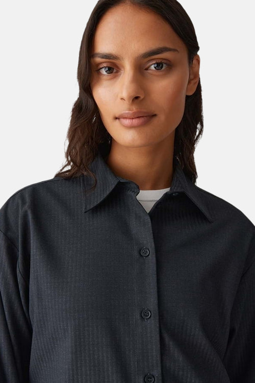 Hemd met lange mouwen - blauw