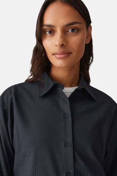 Hemd met lange mouwen - blauw