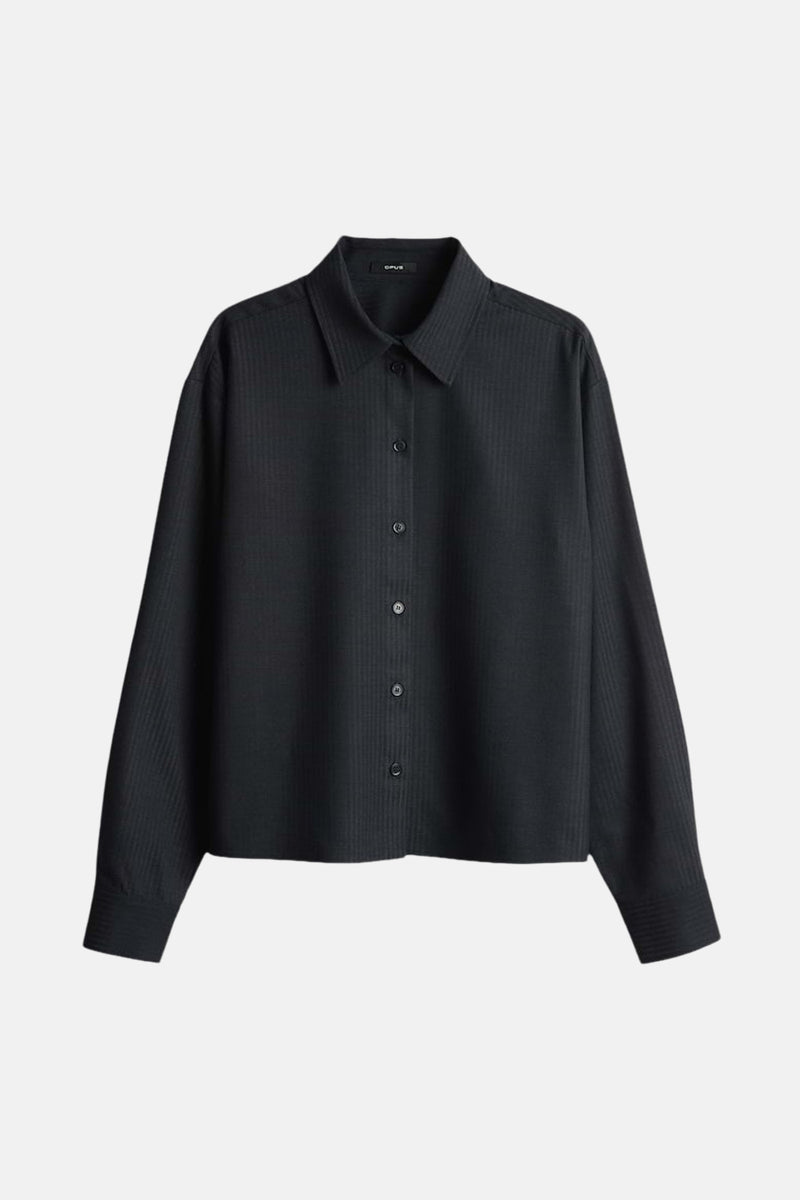 Hemd met lange mouwen - blauw