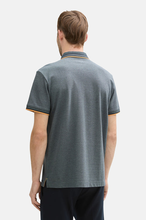 Polo met korte mouwen - blauw