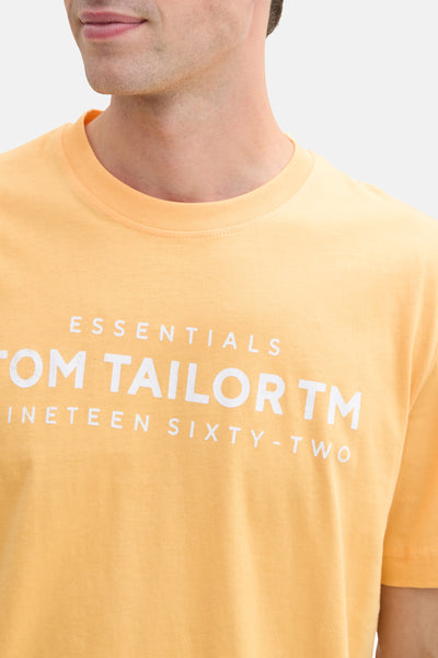 T-shirt (manches courtes) Orange - Tom Tailor