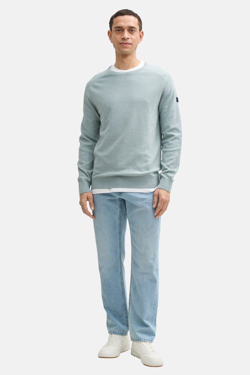 Pull col rond Gris - Tom Tailor
