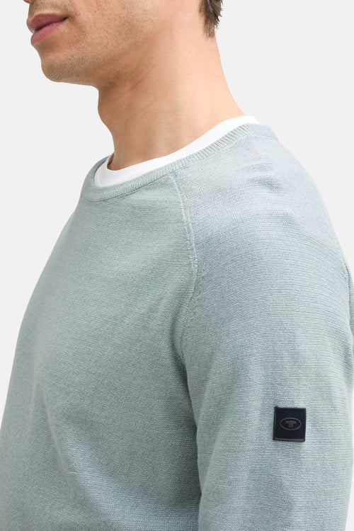 Pull col rond Gris - Tom Tailor