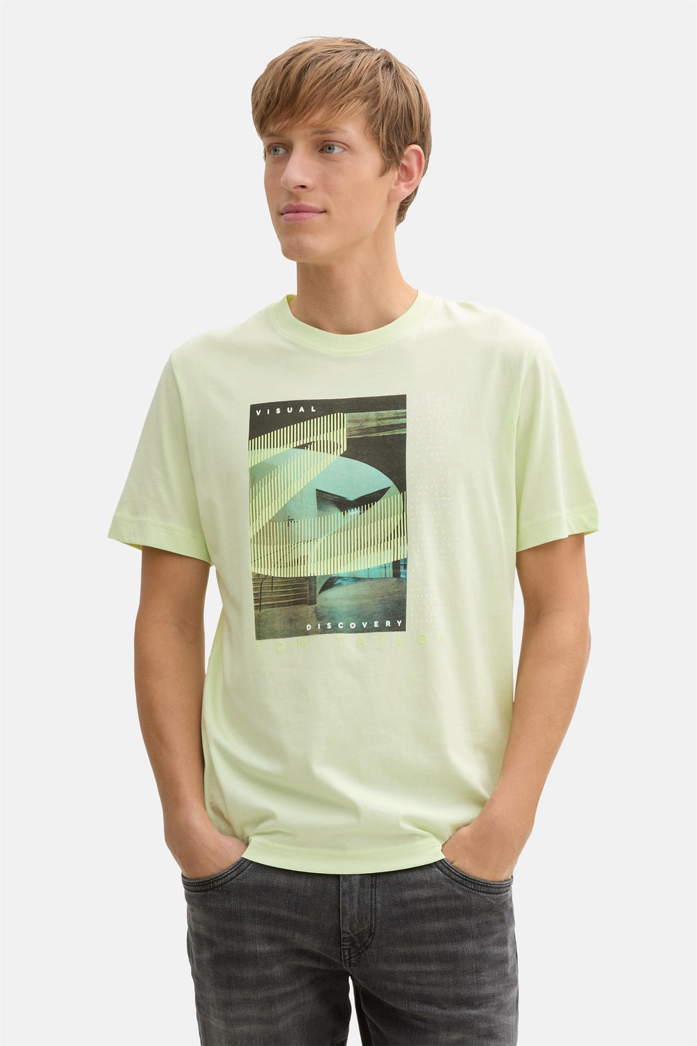 T-shirt (korte mouwen) Groen - Tom Tailor