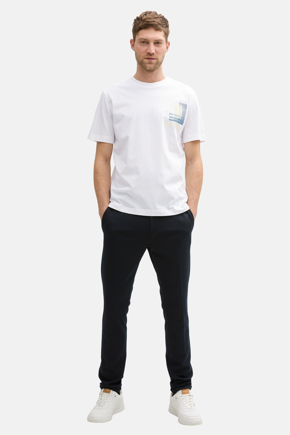 T-shirt (manches courtes) Blanc - Tom Tailor