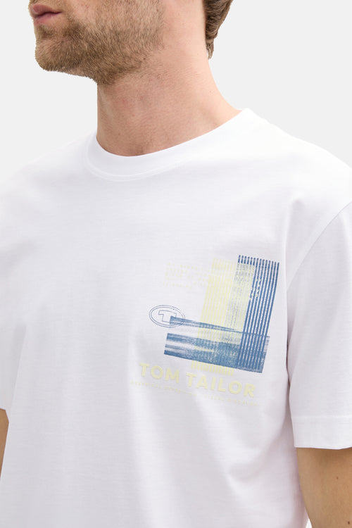 T-shirt (manches courtes) Blanc - Tom Tailor