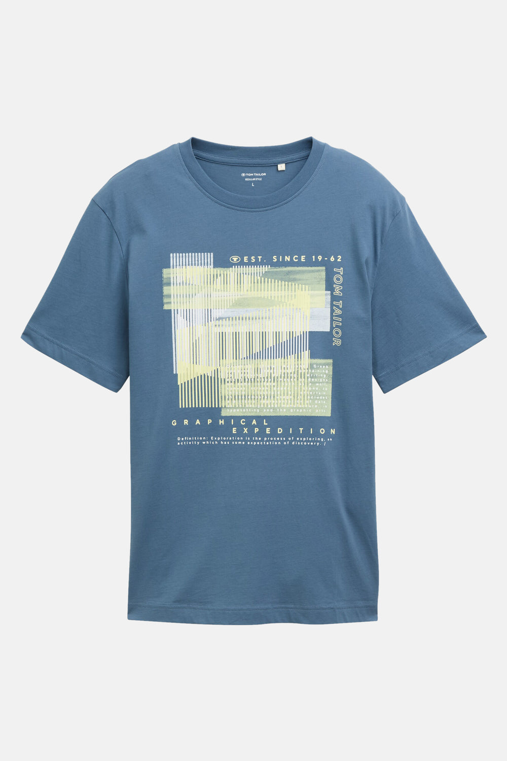 T-shirt (manches courtes) Bleu - Tom Tailor
