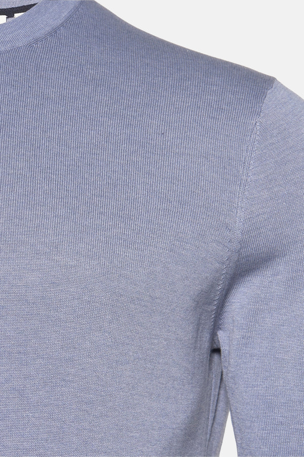 Pull col rond Bleu - Tom Tailor