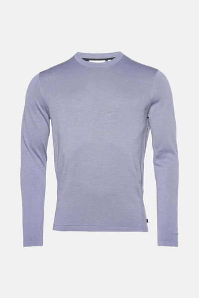 Pull col rond Bleu - Tom Tailor