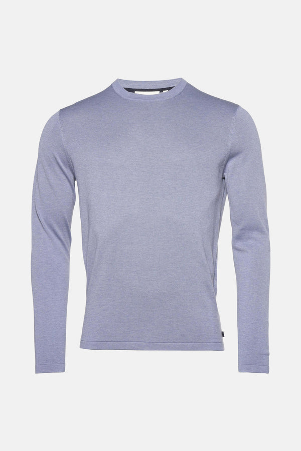 Pull col rond Bleu - Tom Tailor