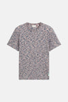 T-shirt in gemêleerde look