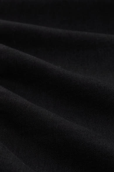 Zwarte rechte jeans van Tom Tailor, met een licht gekreukte textuur.