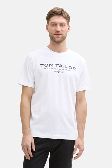 T-shirt (korte mouwen) wit - Tom Tailor