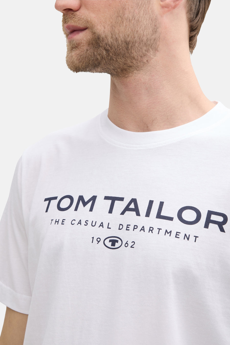 T-shirt (korte mouwen) wit - Tom Tailor
