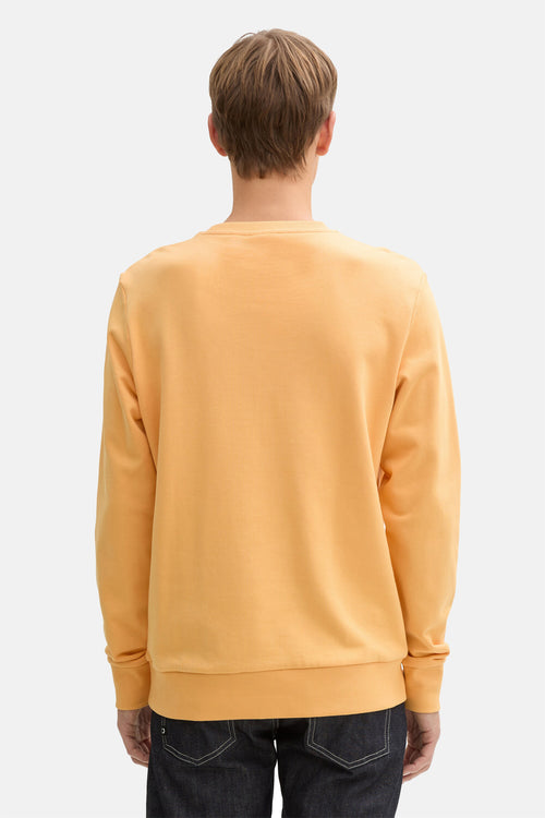 Sweat col rond Orange - Tom Tailor