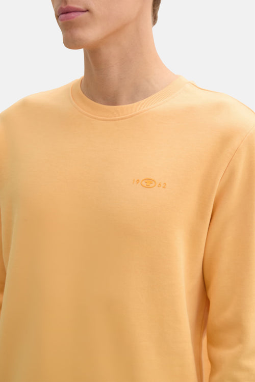 Sweat col rond Orange - Tom Tailor