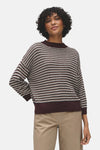Trui met ronde hals blauw - OPUS
