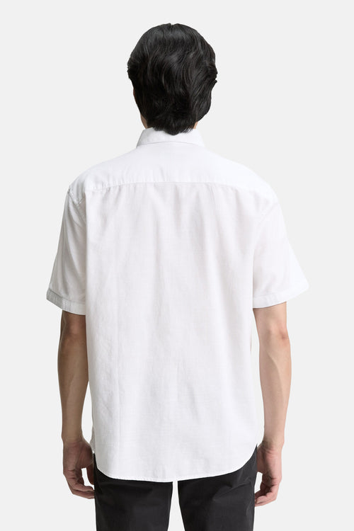 Chemise (manches courtes) Blanc - Tom Tailor