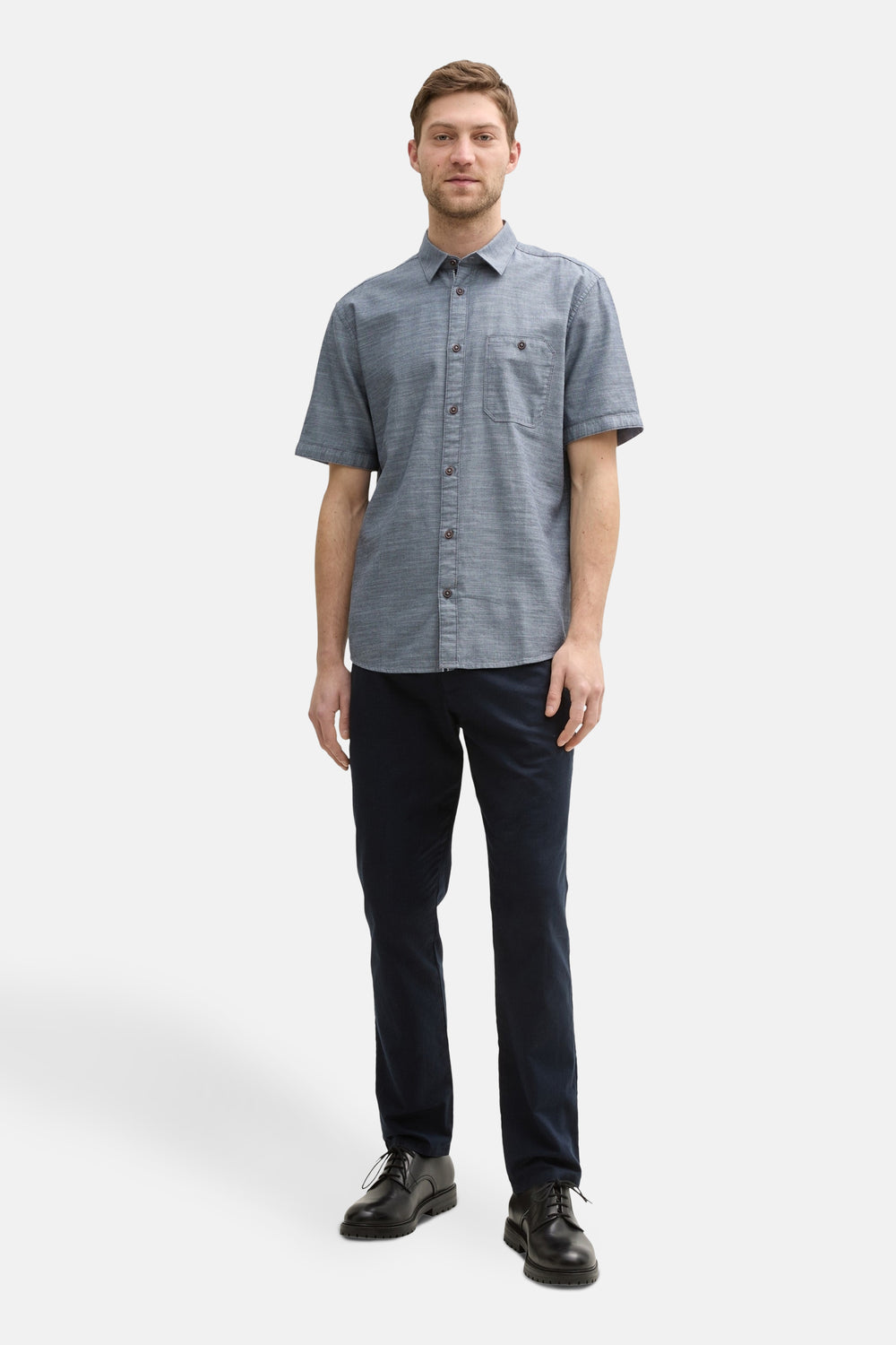 Hemd (korte mouwen) Blauw - Tom Tailor