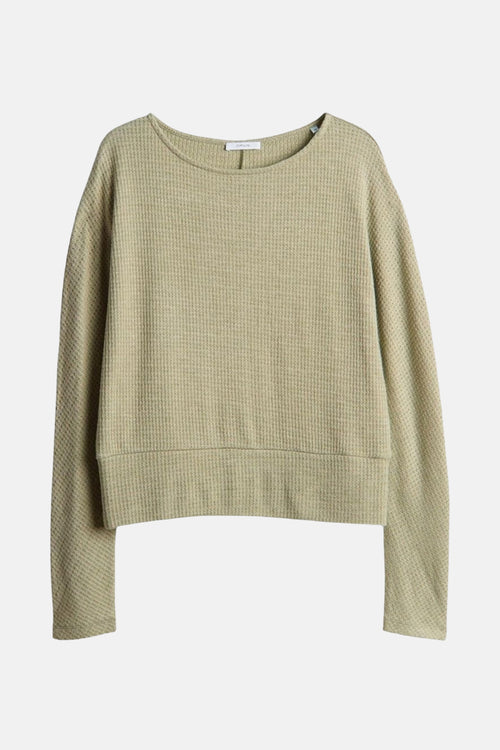 Pull met ronde hals - groen