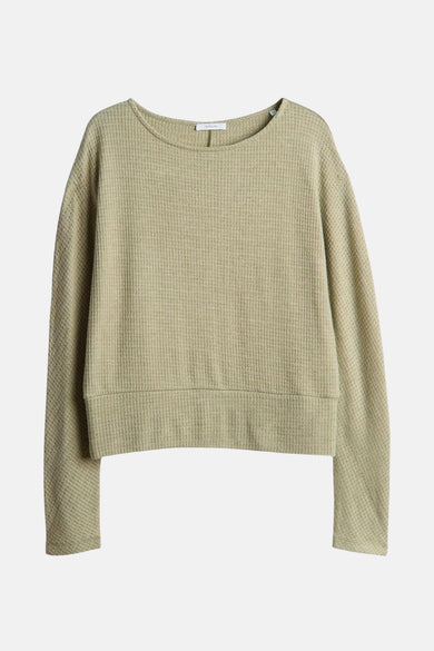 Pull met ronde hals - groen