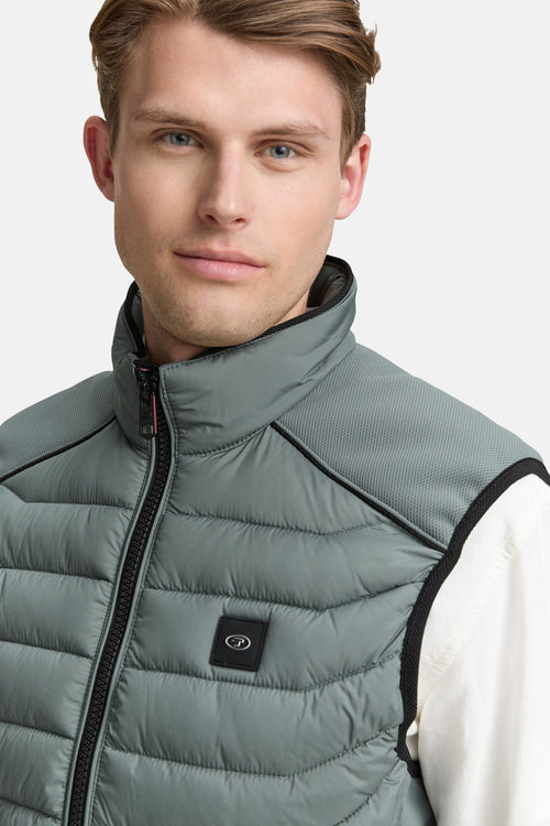 Hybride gewatteerd vest