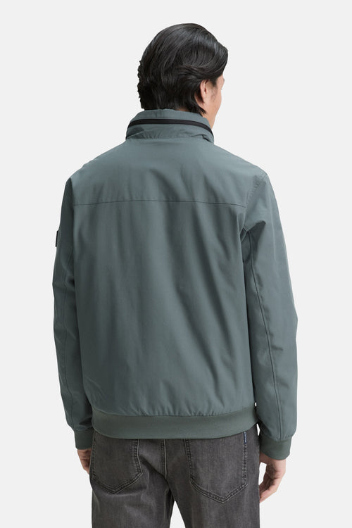 Blouson jack met opbergbare capuchon