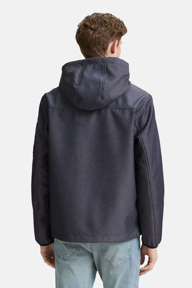 Softshell jas met capuchon