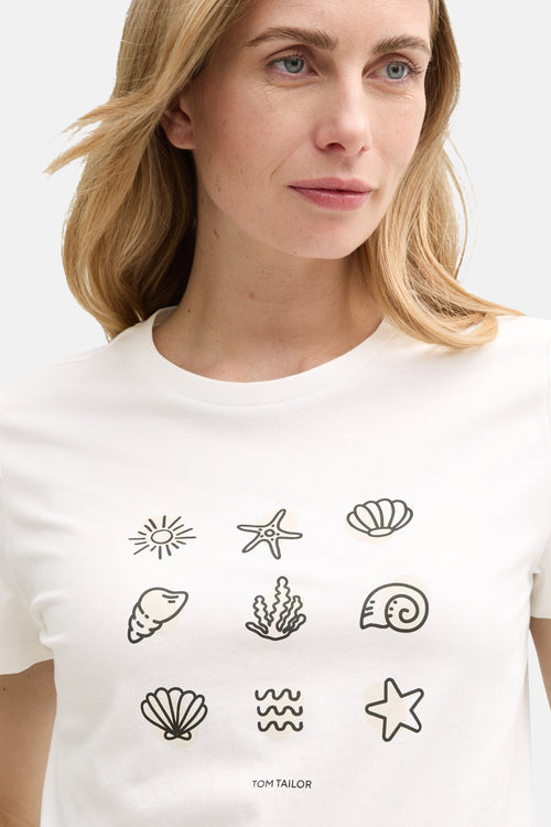 T-shirt à manches courtes - blanc