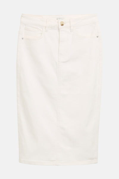 Rok 3/4 WHITE DENIM - Tom Tailor