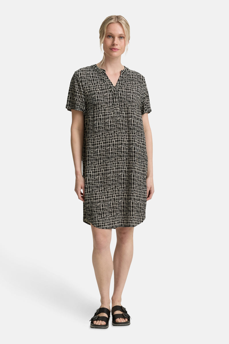 Kleedje met korte mouwen - Zwart