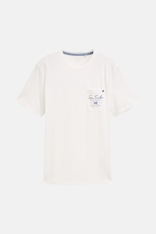 T-shirt (manches courtes) Blanc - Tom Tailor