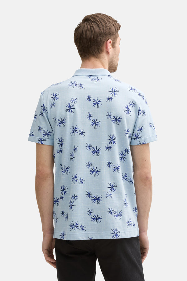 	Heren tops polo korte mouw Blauw - Tom Tailor