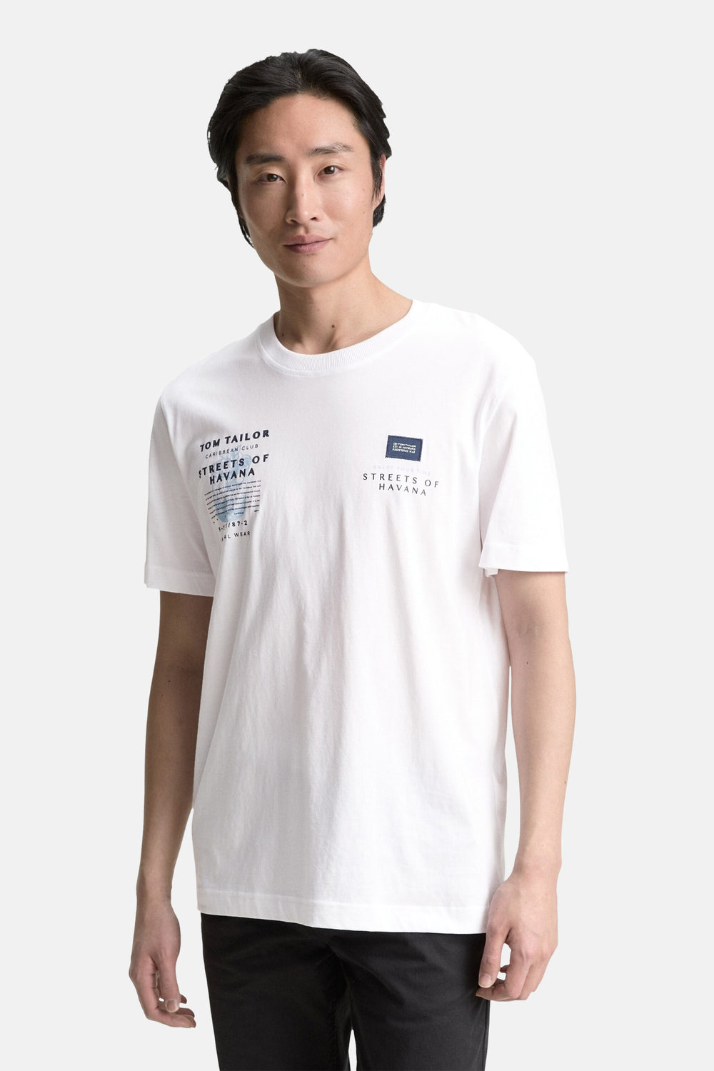 T-shirt (manches courtes) Blanc - Tom Tailor