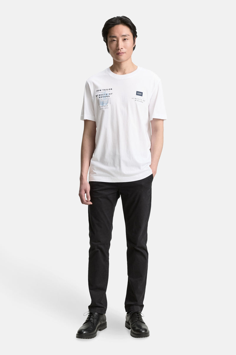 T-shirt (manches courtes) Blanc - Tom Tailor