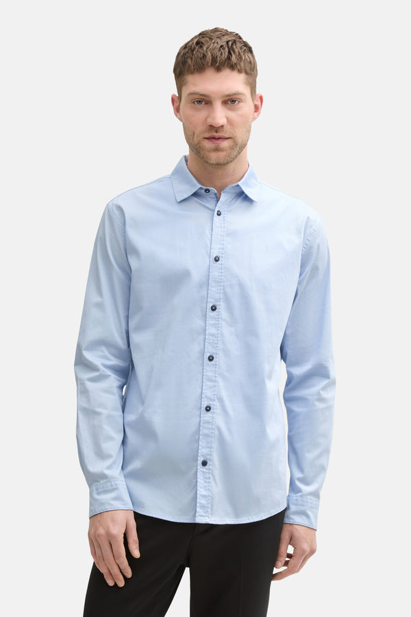 Chemise (manches longues) Bleu - Tom Tailor