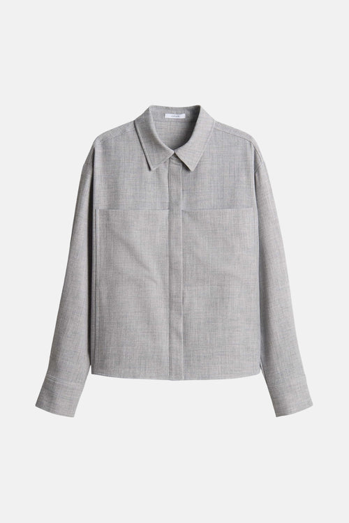 Hemd met lange mouwen - Grijs